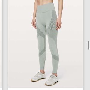 Lululemon Aerial Silk Tight size 4 - Grey Sage